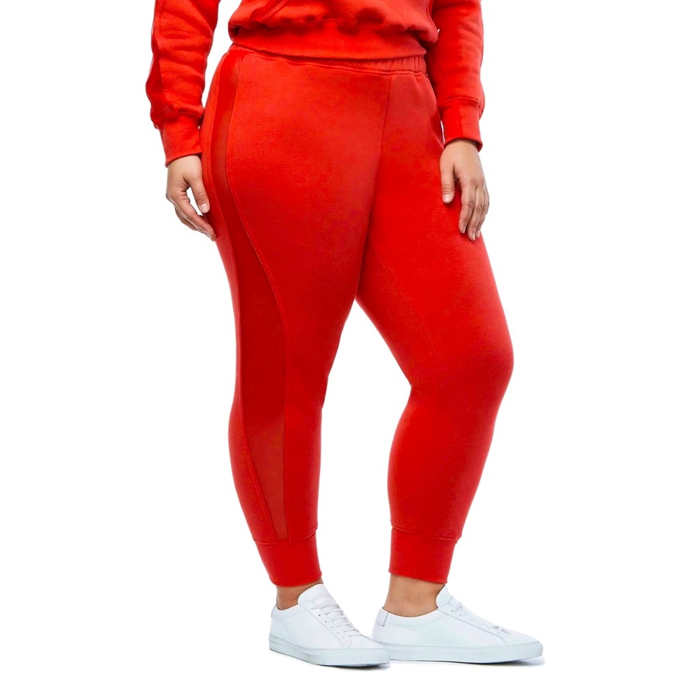 PLUS SIZE❣️Good American The Mesh Panel Sweatpant 3x